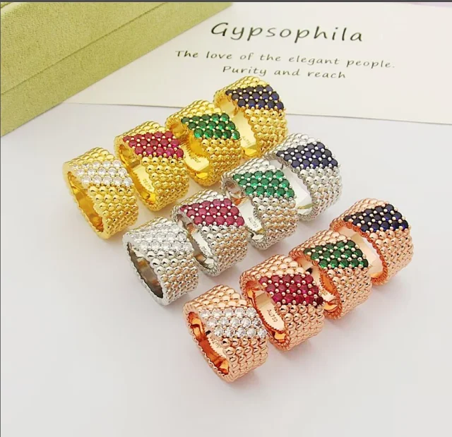 Unbranded Jewelry Beaded Gemstone Rings product detail image 1