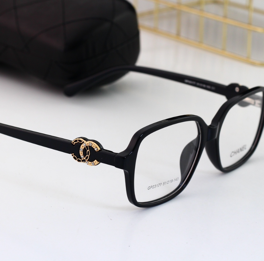 Chanel 33200-1 Cat-Eye Optical Glasses Black - 12