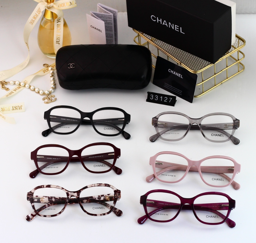 Chanel 33200-1 Cat-Eye Optical Glasses Black - 4