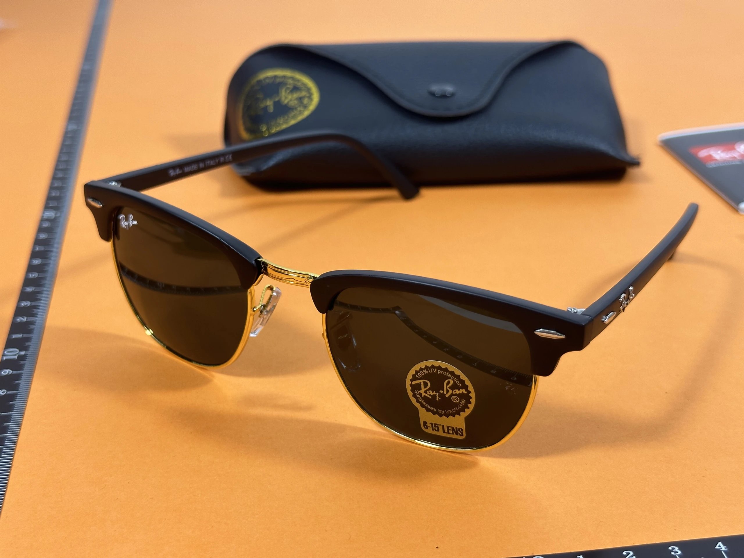 Ray-Ban Clubmaster 3016A3 Blue Gradient Sunglasses - 3