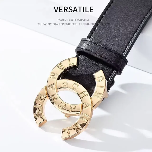 Unbranded Belts Black Belt with Decorative Metal Buckle product detail image 11