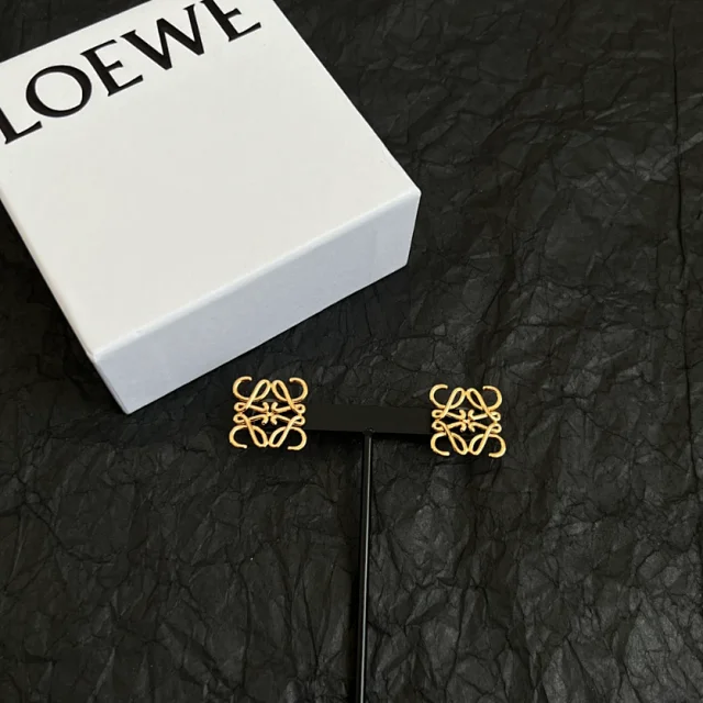 LOEWE Jewelry Logo stud earrings product detail image 18