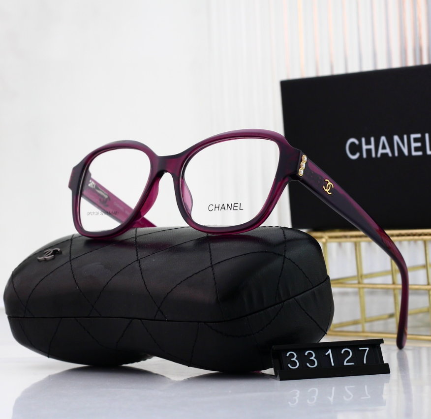 Chanel 33200-1 Cat-Eye Optical Glasses Black - 7
