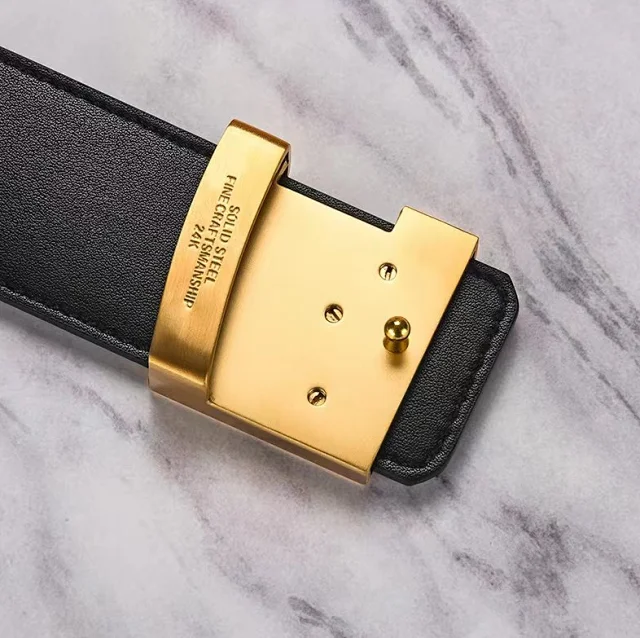 Louis Vuitton Belts LV buckle monogram and Damier check belt product detail image 7