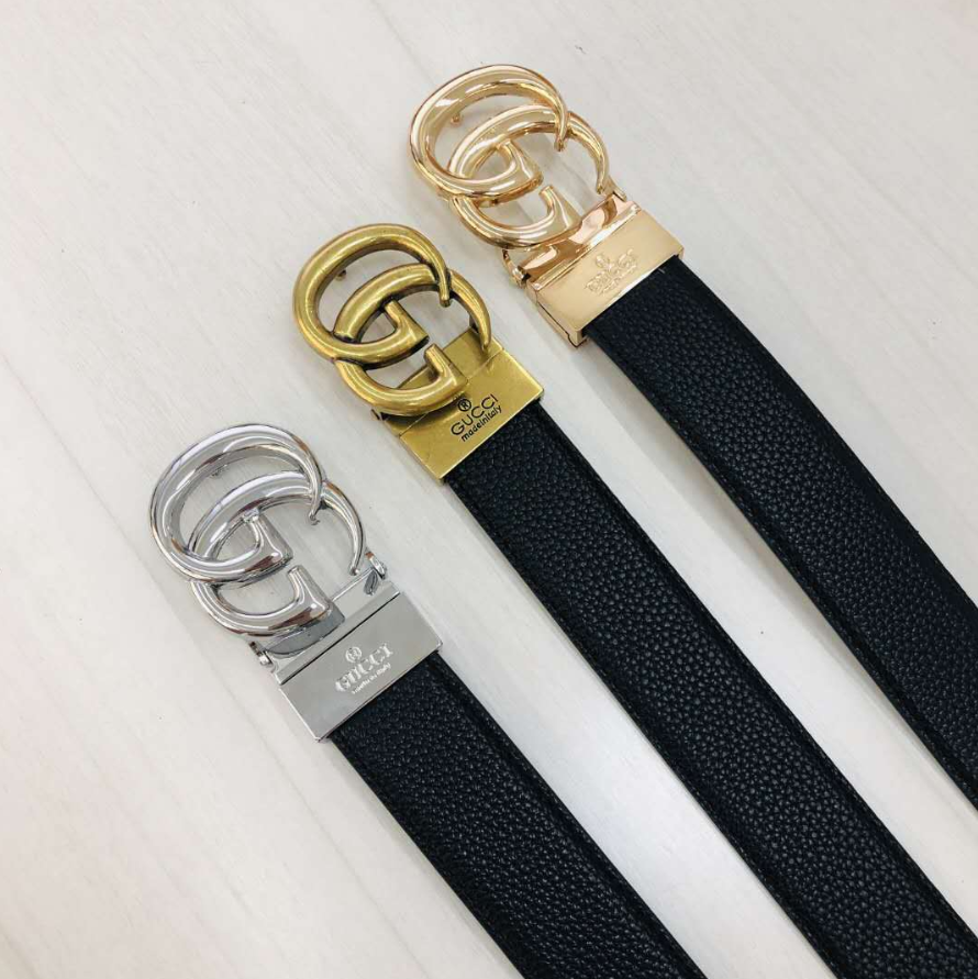 Gucci Belts Croc-Embossed Belt with Bee Buckle image 4