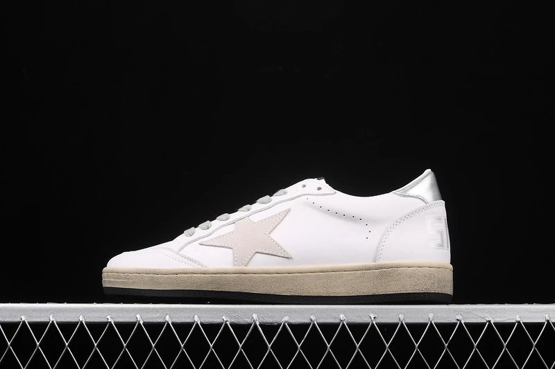 Converse Good / Ballstar White Green Suede Sneakers - 9