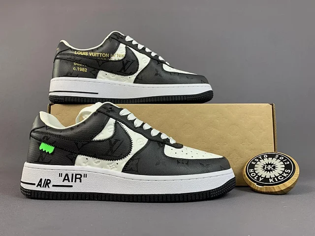 Nike Sneakers Air Force 1 low-top with Louis Vuitton monogram product detail image 11