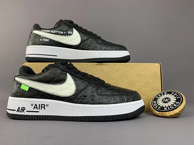 Nike Sneakers Air Force 1 low-top with Louis Vuitton monogram product detail image 14