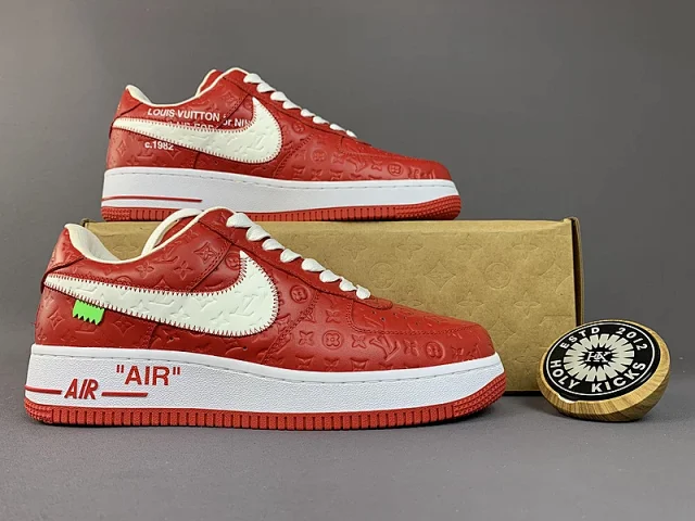Nike Sneakers Air Force 1 low-top with Louis Vuitton monogram product detail image 12