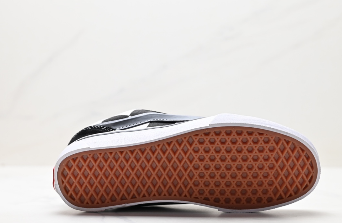Vans Old Skool Checkerboard Brown White Sneakers - 9