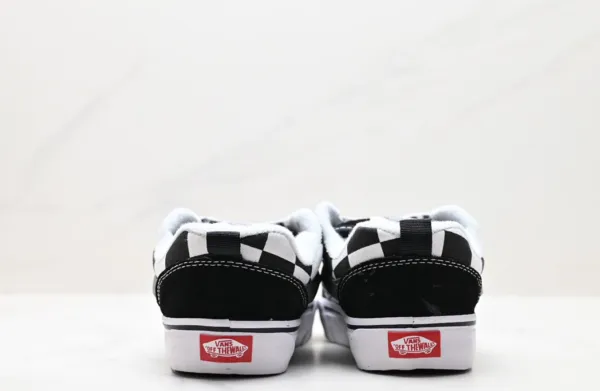 Vans Old Skool Checkerboard Brown White Sneakers - 11