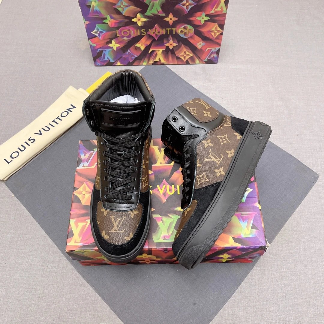 Louis Vuitton Archlight High-Top Sneakers Black with Iridescent Accents - 4