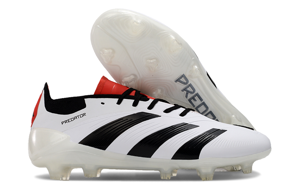 Adidas Predator White Multicolor Football Cleats Sneakers - 8