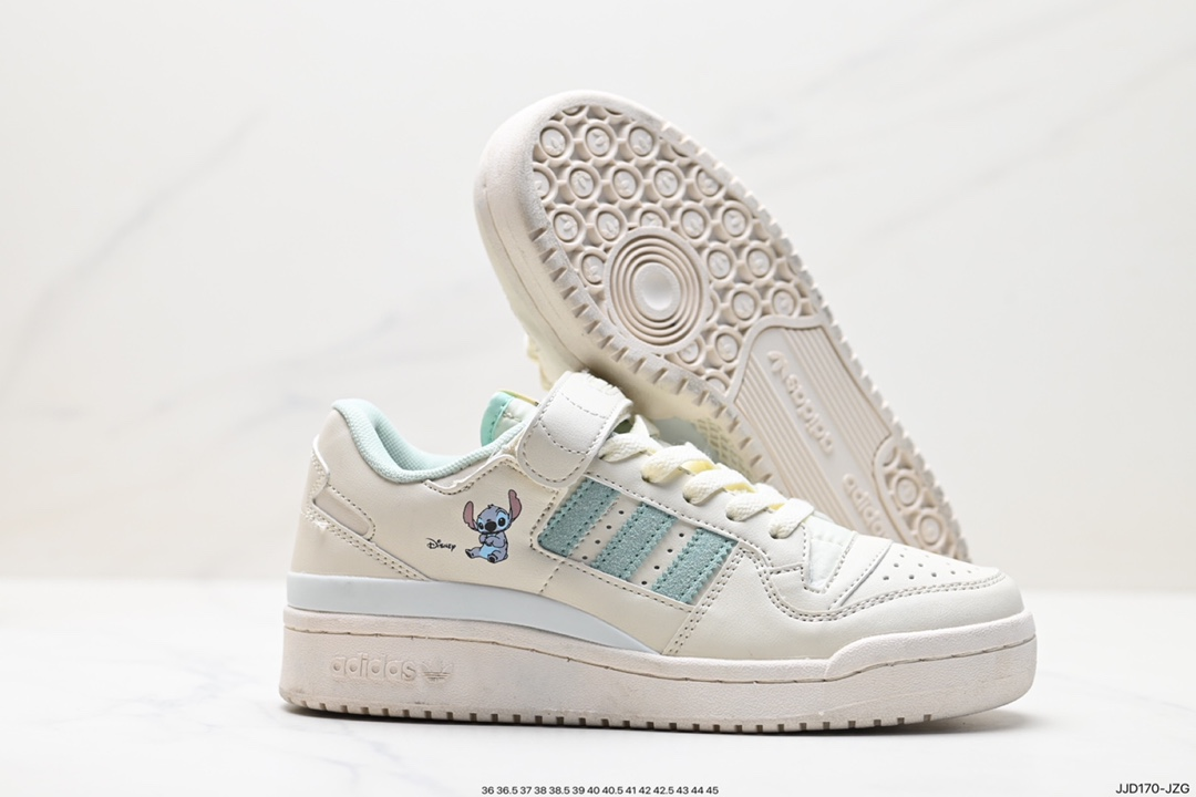 Adidas Forum Low Cream Stitch Light Blue