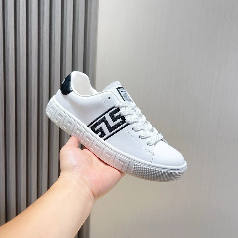 Versace Greca Sneaker White Black