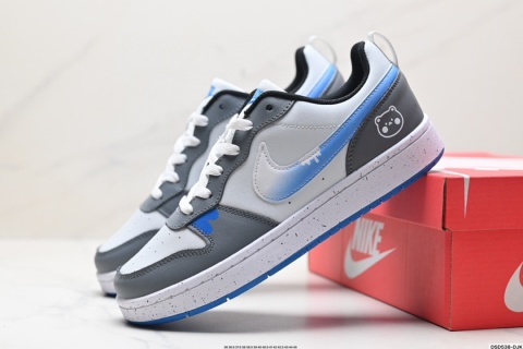 Nike Court Borough Low White Green
