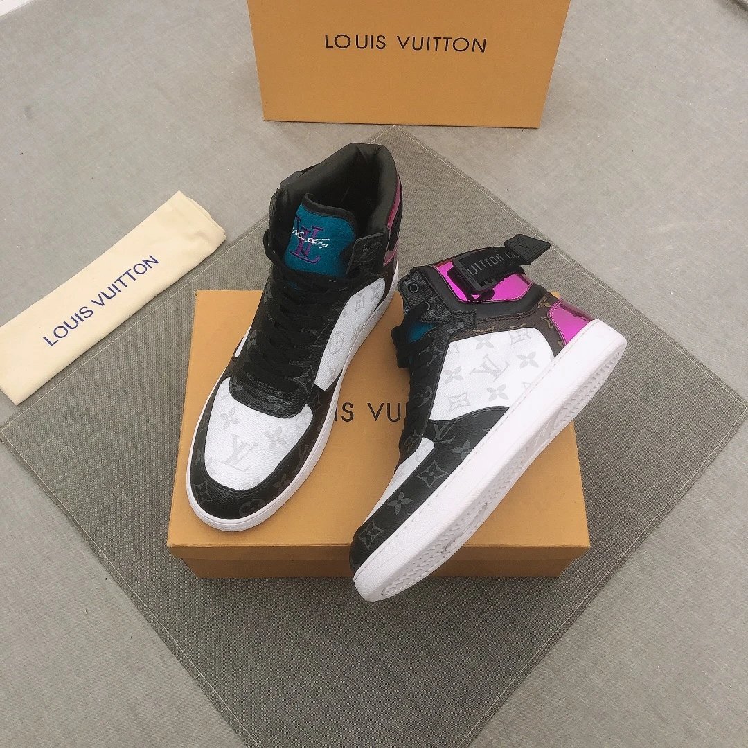 Louis Vuitton Rivoli High Top Black Multicolor Monogram