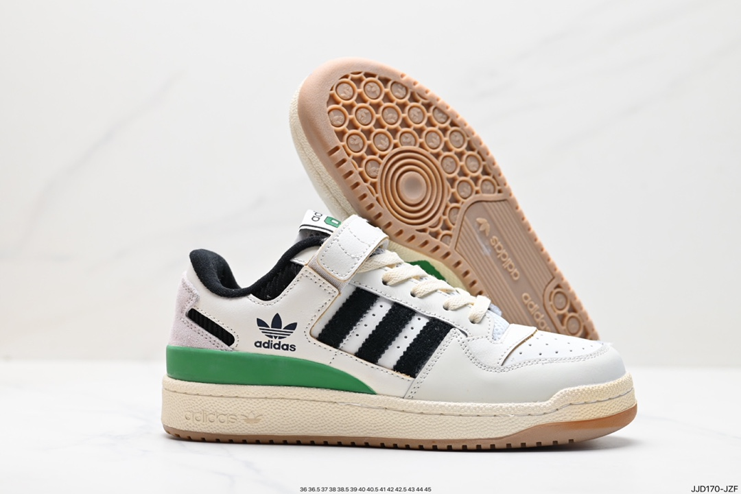 Adidas Forum Low White Black Green