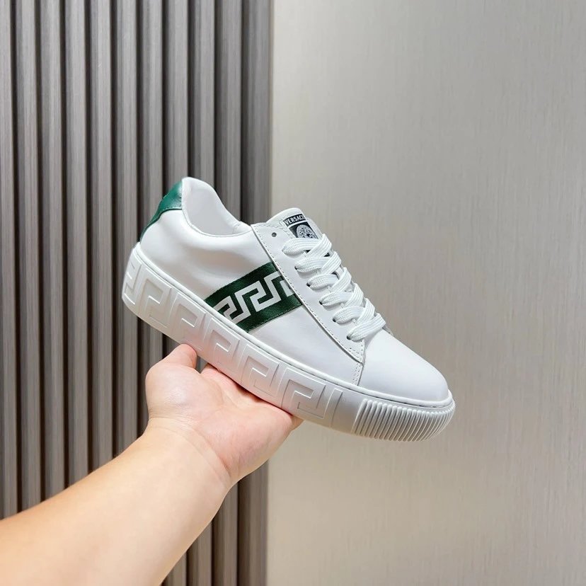 Versace Greca Sneaker White Green