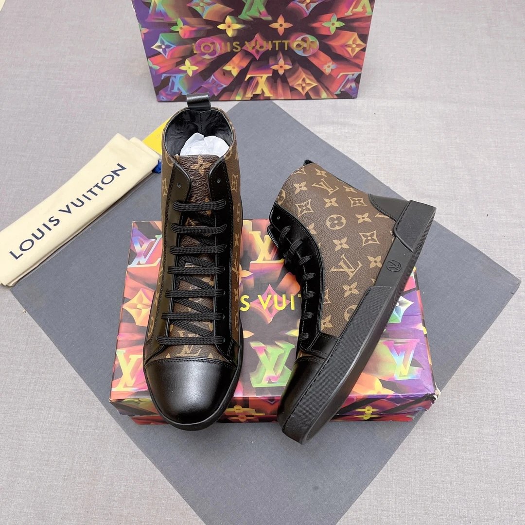 Louis Vuitton Archlight High-Top Sneakers Black with Iridescent Accents - 8