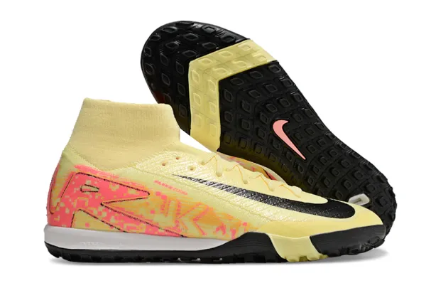 Nike Mercurial Superfly VII Academy TF Yellow Pink Multicolor Soccer Cleats Sneakers - 1