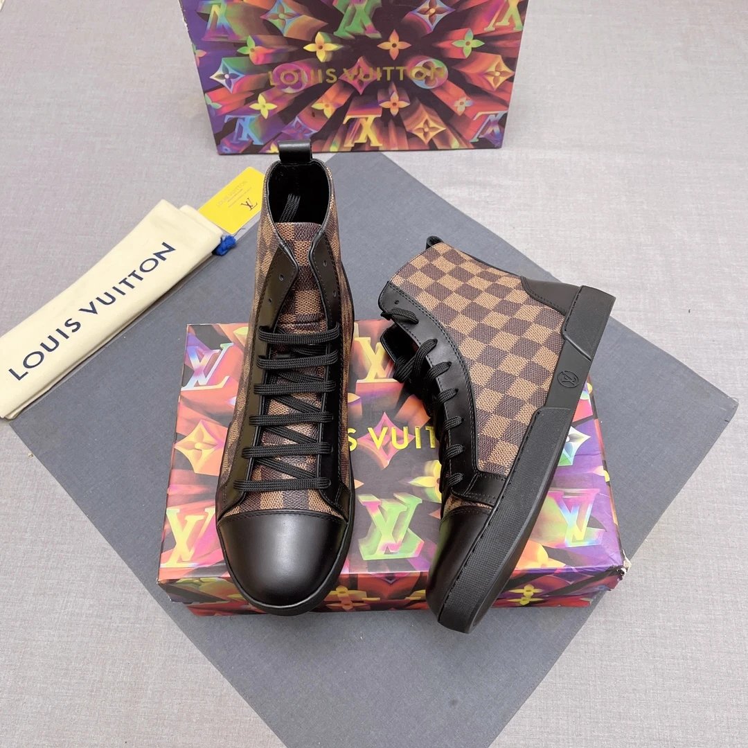 Louis Vuitton Archlight High-Top Sneakers Black with Iridescent Accents - 5