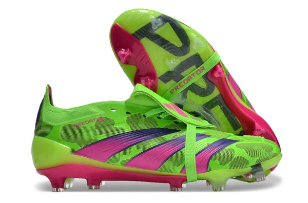 Adidas Predator Edge+ Lime Pink Football Cleats Sneakers - 1