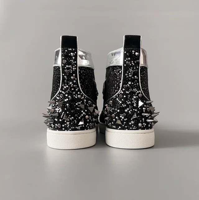 Unbranded Sneakers High-Top Embellished Lace-Up product detail image 10