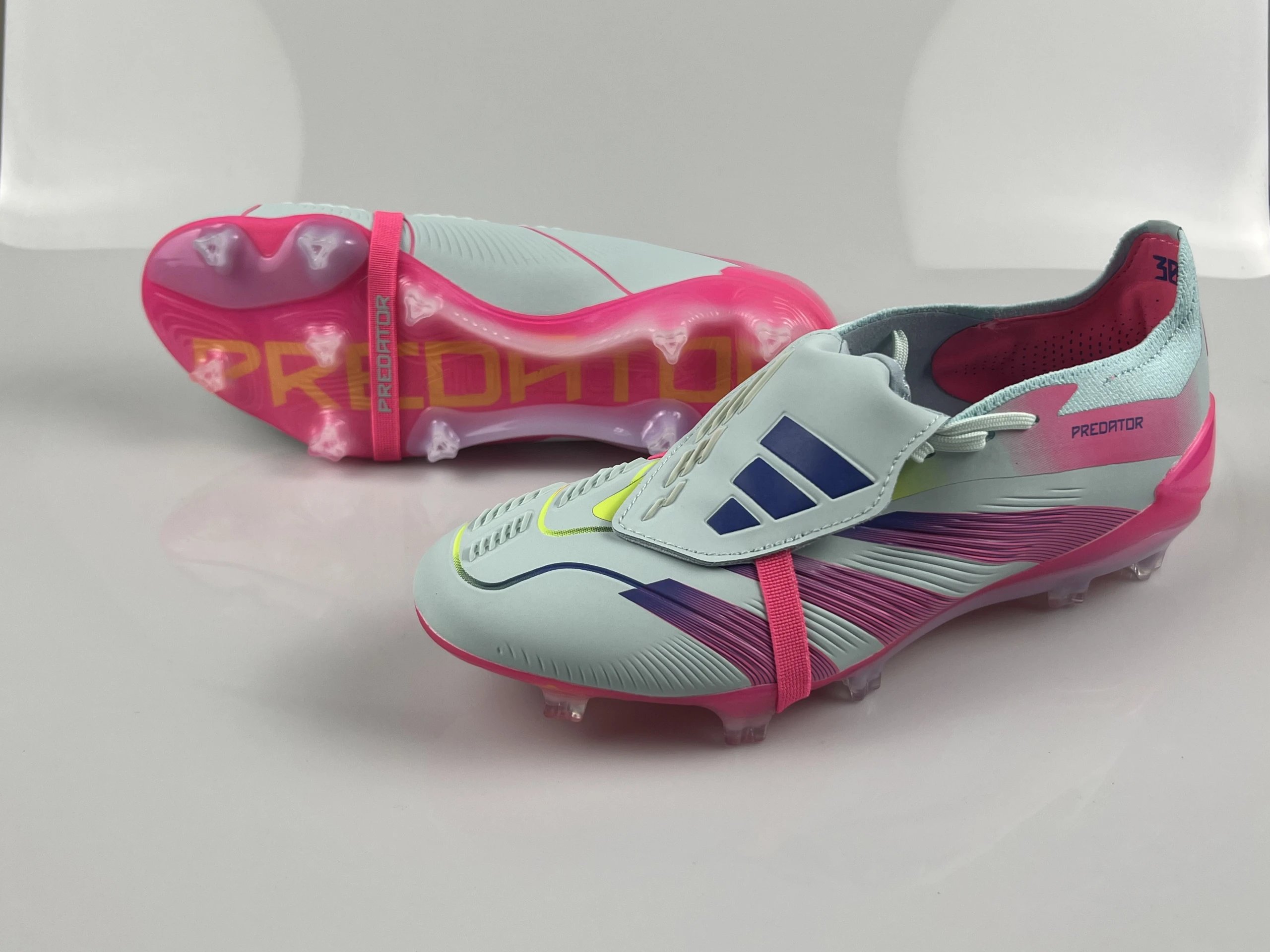 Adidas Predator White Multicolor Football Cleats Sneakers - 11