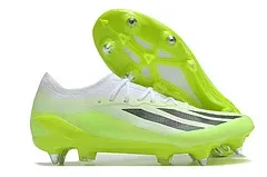 Adidas X Ghosted.1 FG Lime Green / White Football Cleats Sneakers - 1