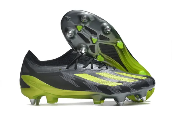 Adidas X Ghosted.1 FG Lime Green / Black Football Cleats Sneakers - 1
