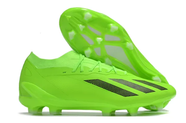 Adidas X Ghosted.1 FG Lime Green Football Cleats Running Shoes - 1