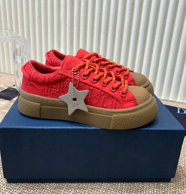Dior One Star Low Sneaker Red Gum