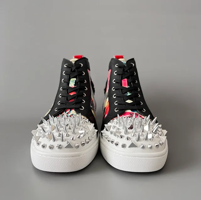 Unbranded Sneakers High-Top Embellished Lace-Up product detail image 12