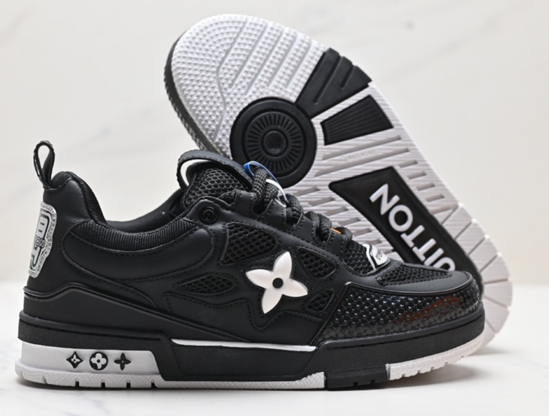 Louis Vuitton Skate Sneaker Black Monogram
