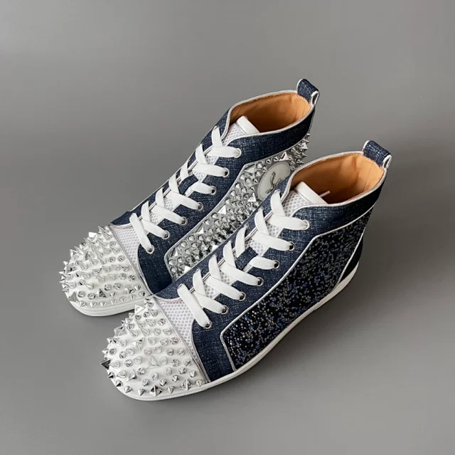 Unbranded Sneakers High-Top Embellished Lace-Up product detail image 14