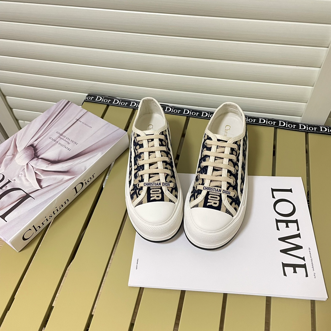 Dior Walk'n'Dior Low Sneaker Beige Oblique