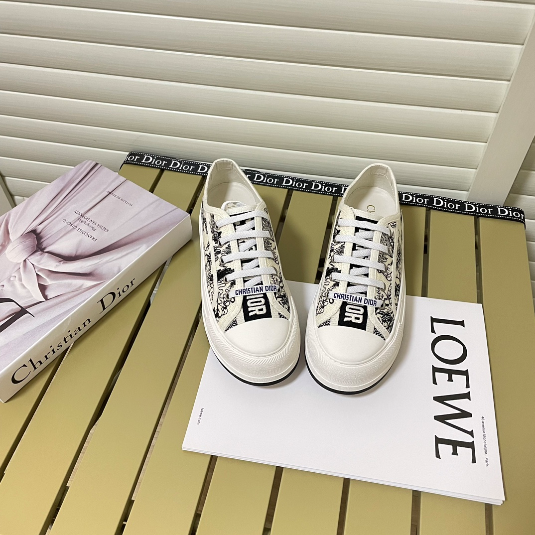 Dior Walk N Dior Oblique Low White