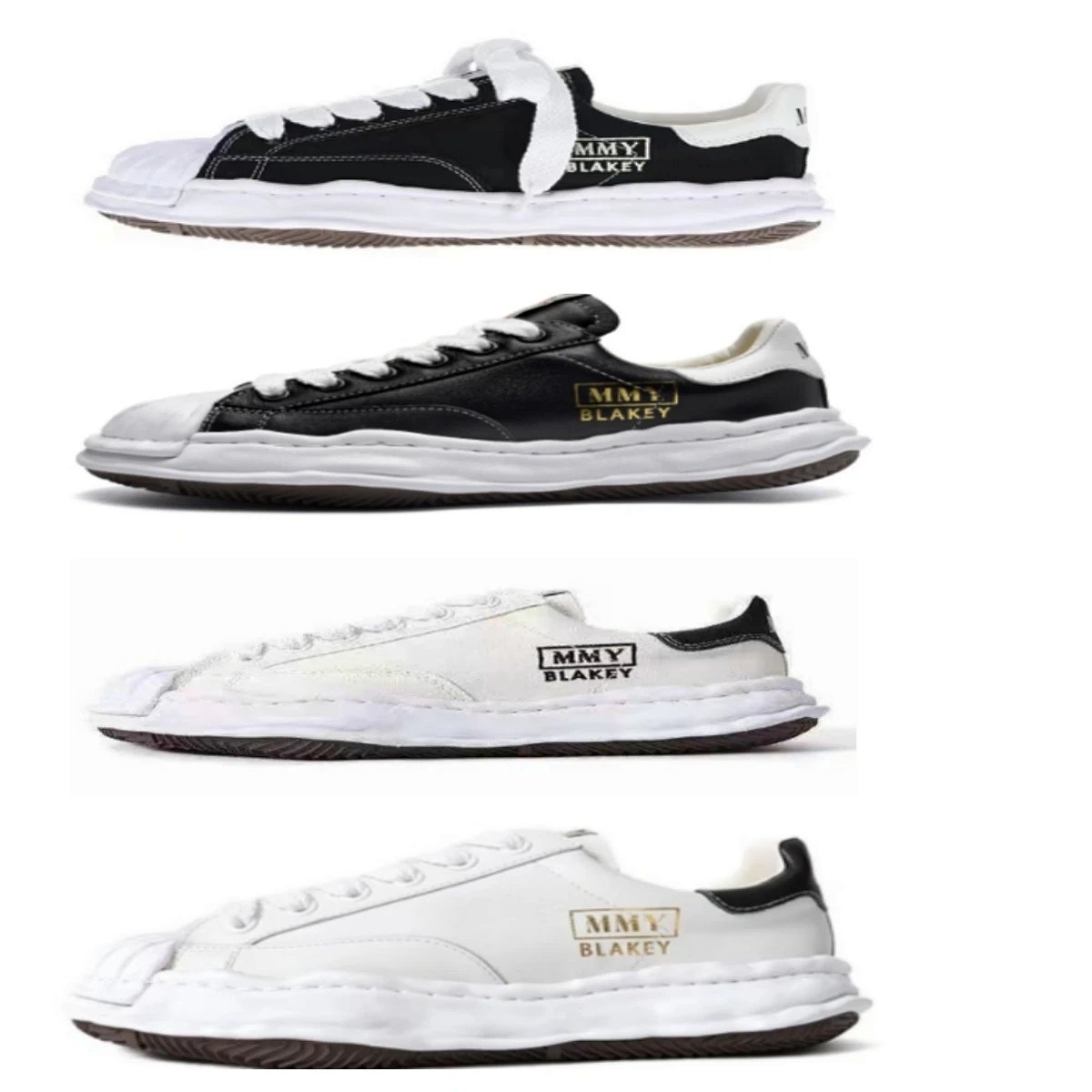 Design White Chunky Sole Leather Sneakers Chunky Sneakers product detail 2 in Litbuy spreadsheet finds