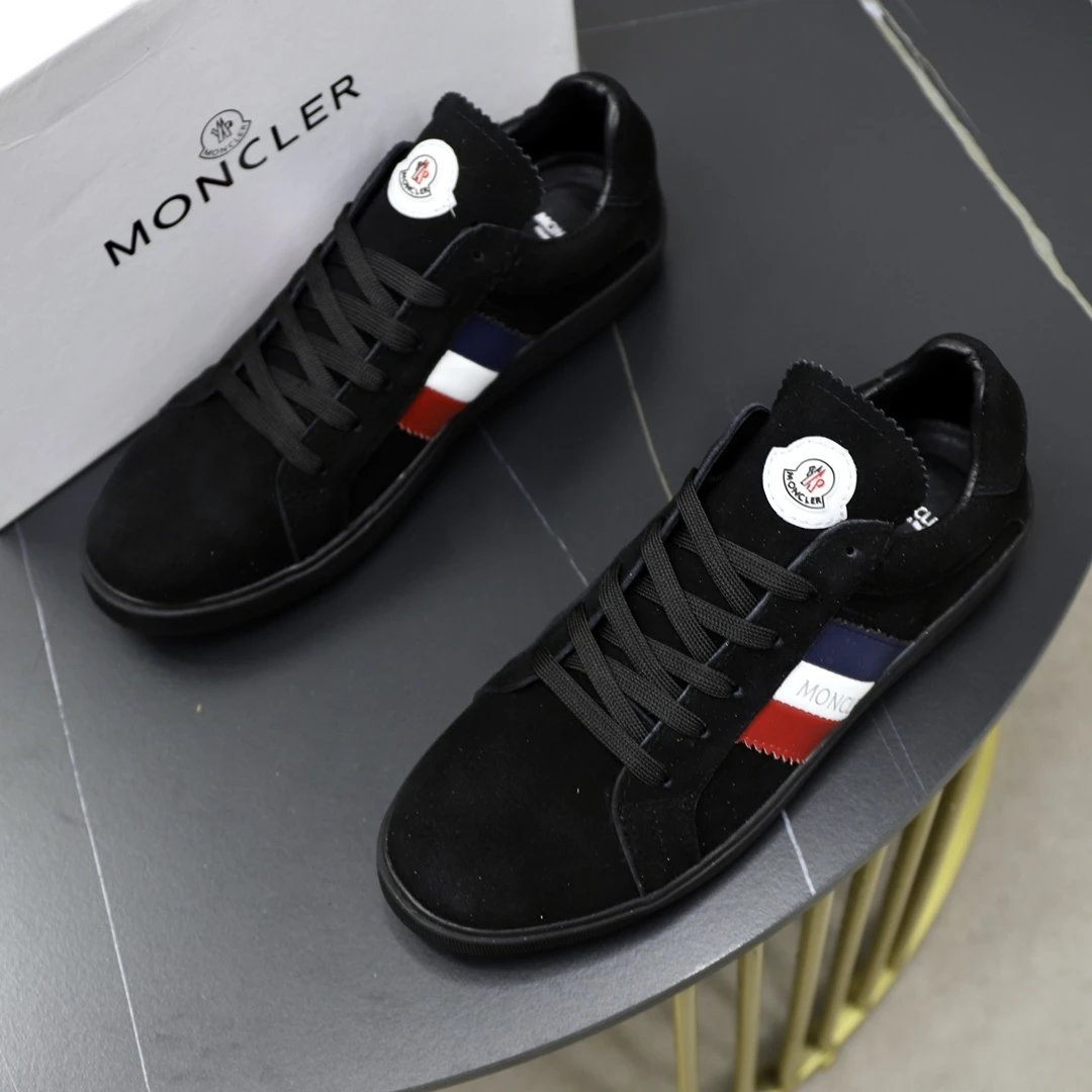 Moncler Slip-On Chunky Sneakers Black and White - 10