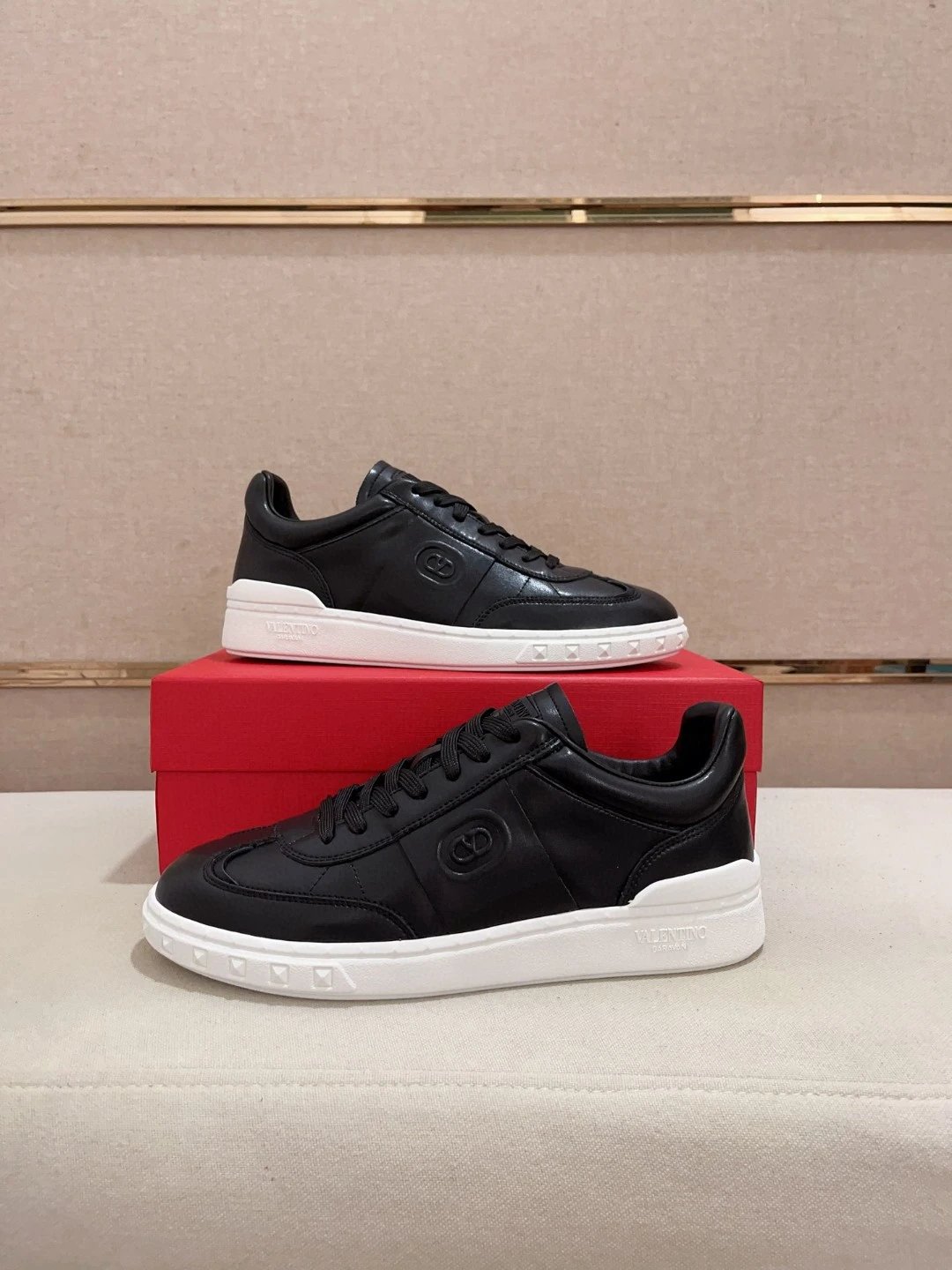 Valentino Garavani VLogo Pace Sneaker Black White