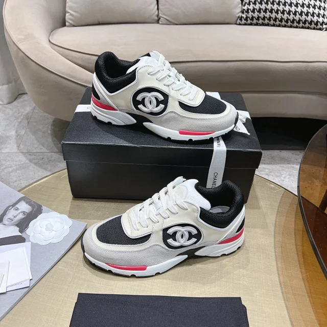 Chanel Sneakers Two-tone chunky low-top with interlocking CC logo product detail image 7