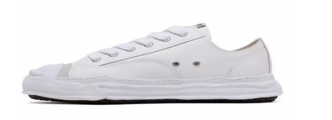 Maison Mihara Yasuhiro Peterson Low White Leather