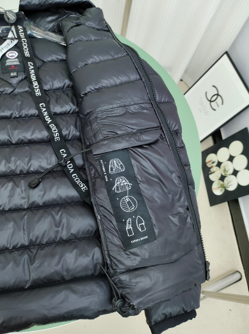 Canada Goose Expedition Parka Black with Raccoon Fur Trim - 24