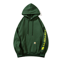 Hooded green (fleece-lined)