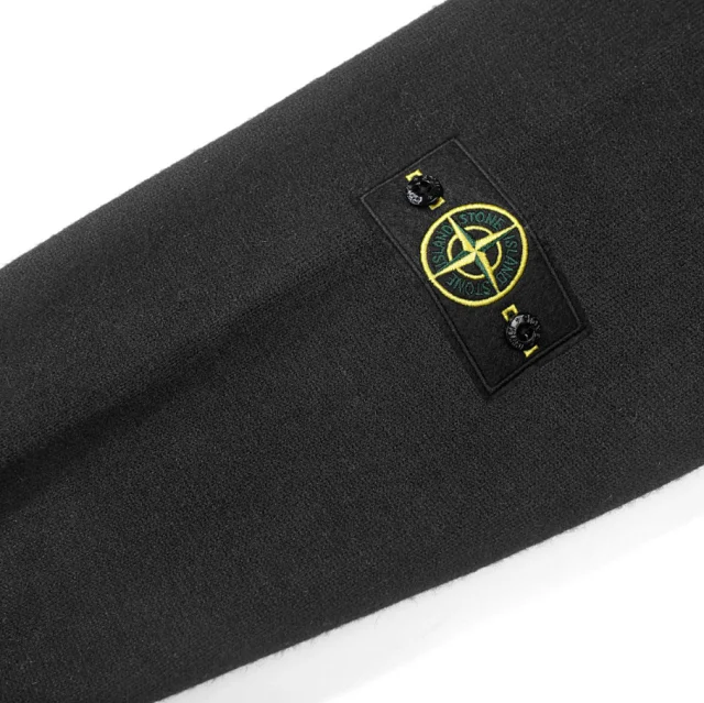 Stone Island Knitwear Button-Placket Crewneck Sweater product detail image 9