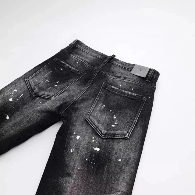 DSQUARED2 Jeans Distressed Paint-Splatter Skinny product detail image 4