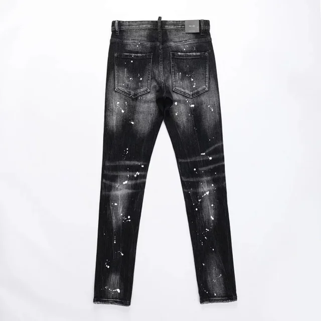 DSQUARED2 Jeans Distressed Paint-Splatter Skinny product detail image 3