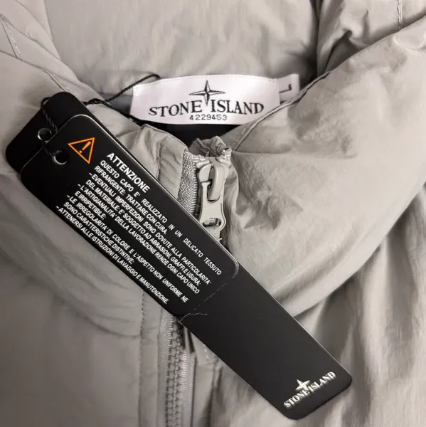 Stone Island Shadow Project Down Vest Light Gray - 8