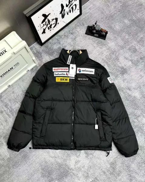 Descente x Raiffeisen x Swisscom x Helvetia x BKW Racing Puffer Jacket White/Black - 5